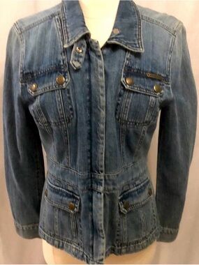 DKNY Blue Denim Jean Jacket